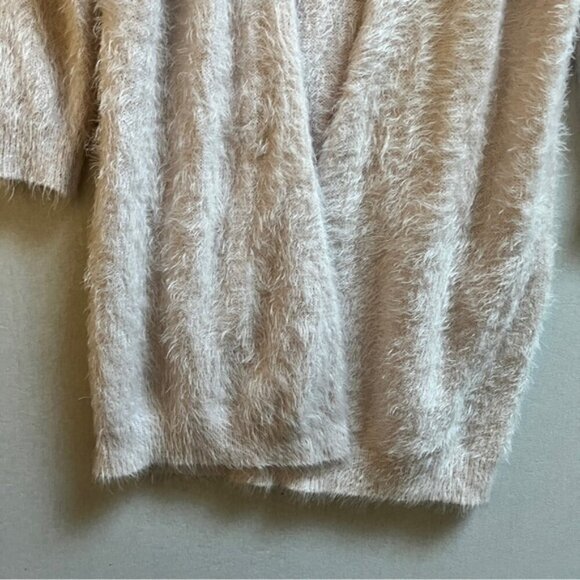 Monk & Lou fuzzy open knit midi oversized cardigan Sz XS - Picture 3 of 10